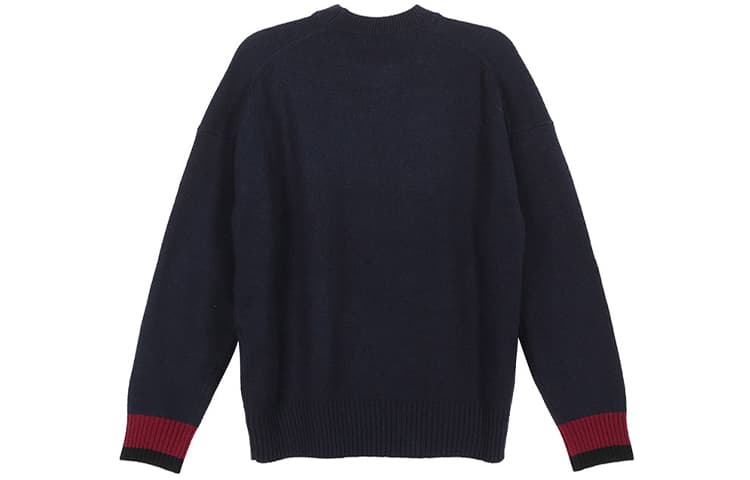 KENZO Sweaters Marine Blue Crew Neck Moderate A Line