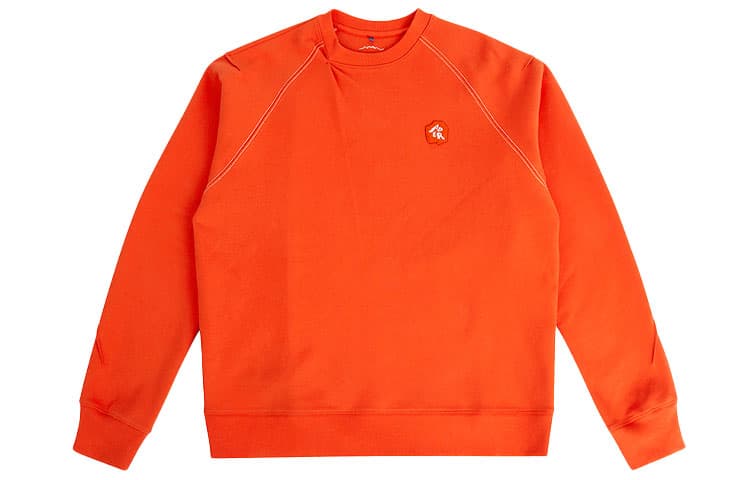 ADER ERROR Sweatshirts Orange Crew Neck Moderate Regular