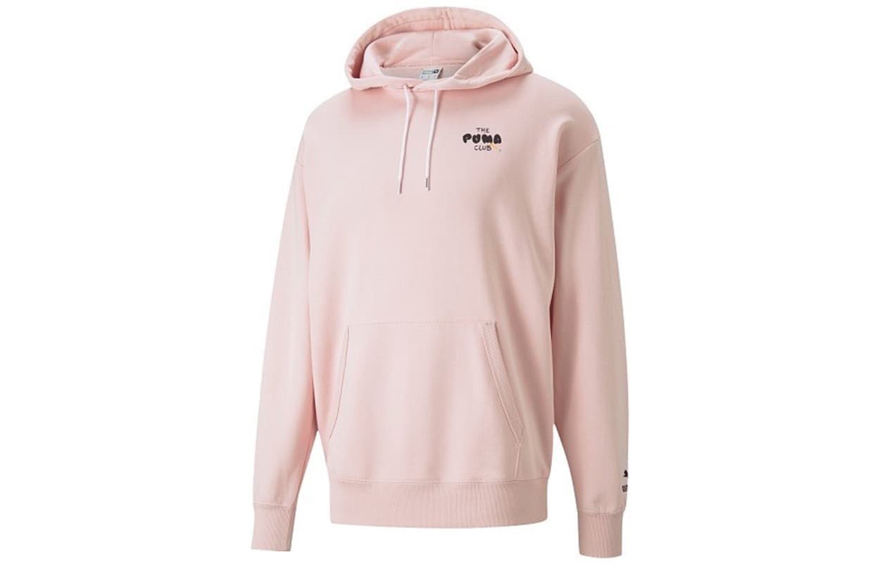 PUMA Blaster Sweatshirts Pink Hooded Moderate Straight Fit