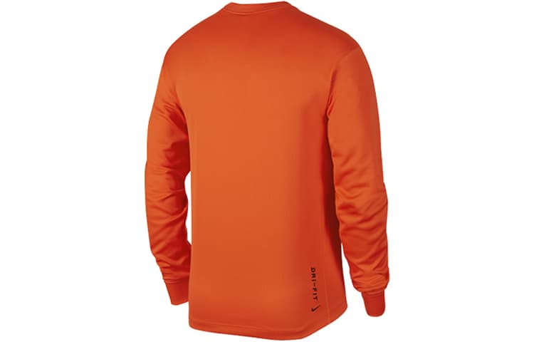 Nike Sweatshirts Orange Red Crew Neck Moderate Regular