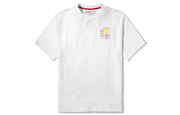 Timberland TShirts White Crew Neck Moderate Straight Fit