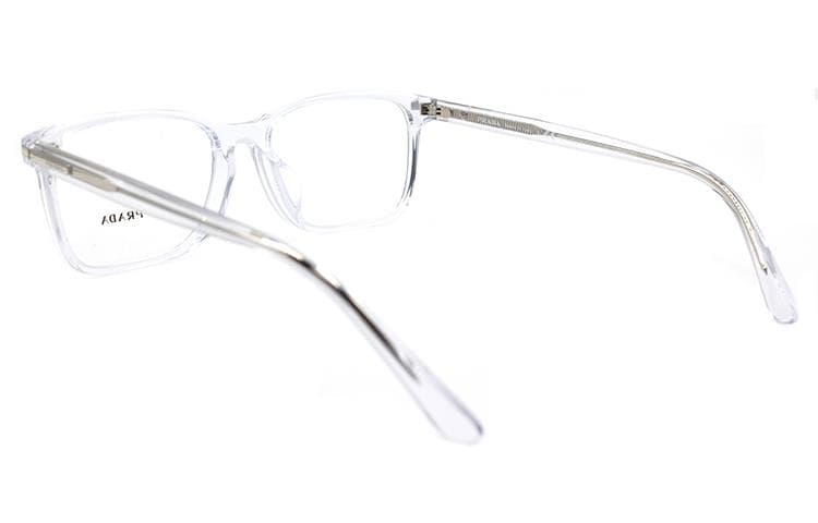 PRADA Plate Frame Rectangular Eyeglass Frames