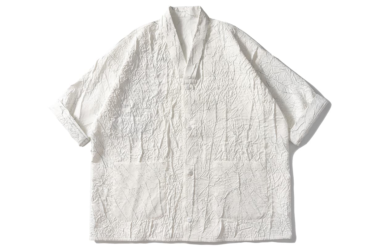 S CREST Shirts Gray White V Neck Moderate Straight Fit