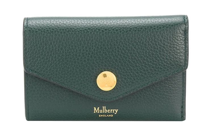 Mulberry Logo Printed Wallet Basic Set (Bag+Box)