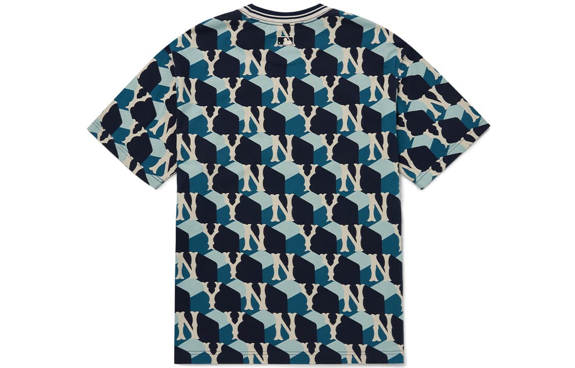 MLB SS22 T Shirt Korean Style Marine Blue