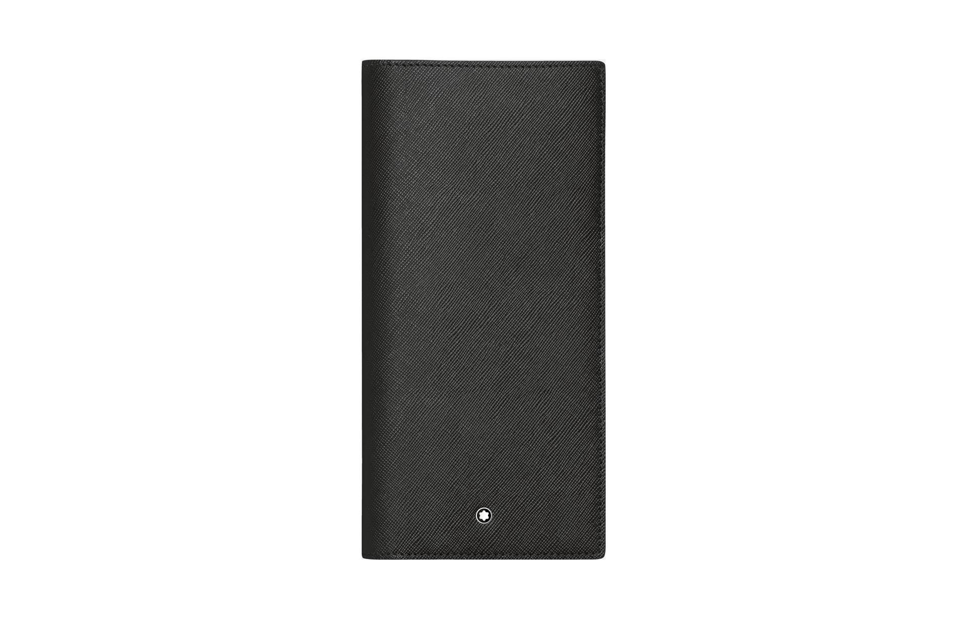 MONTBLANC Full grain Calf Wallet Regular Black Basic Set (Bag+Dust Bag)
