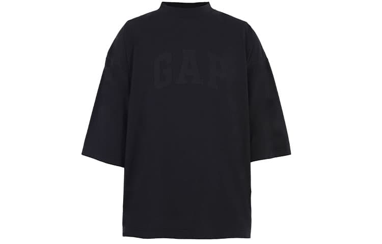 YEEZY X Gap X Balenciaga Dove 3/4 Sleeve Tee Black