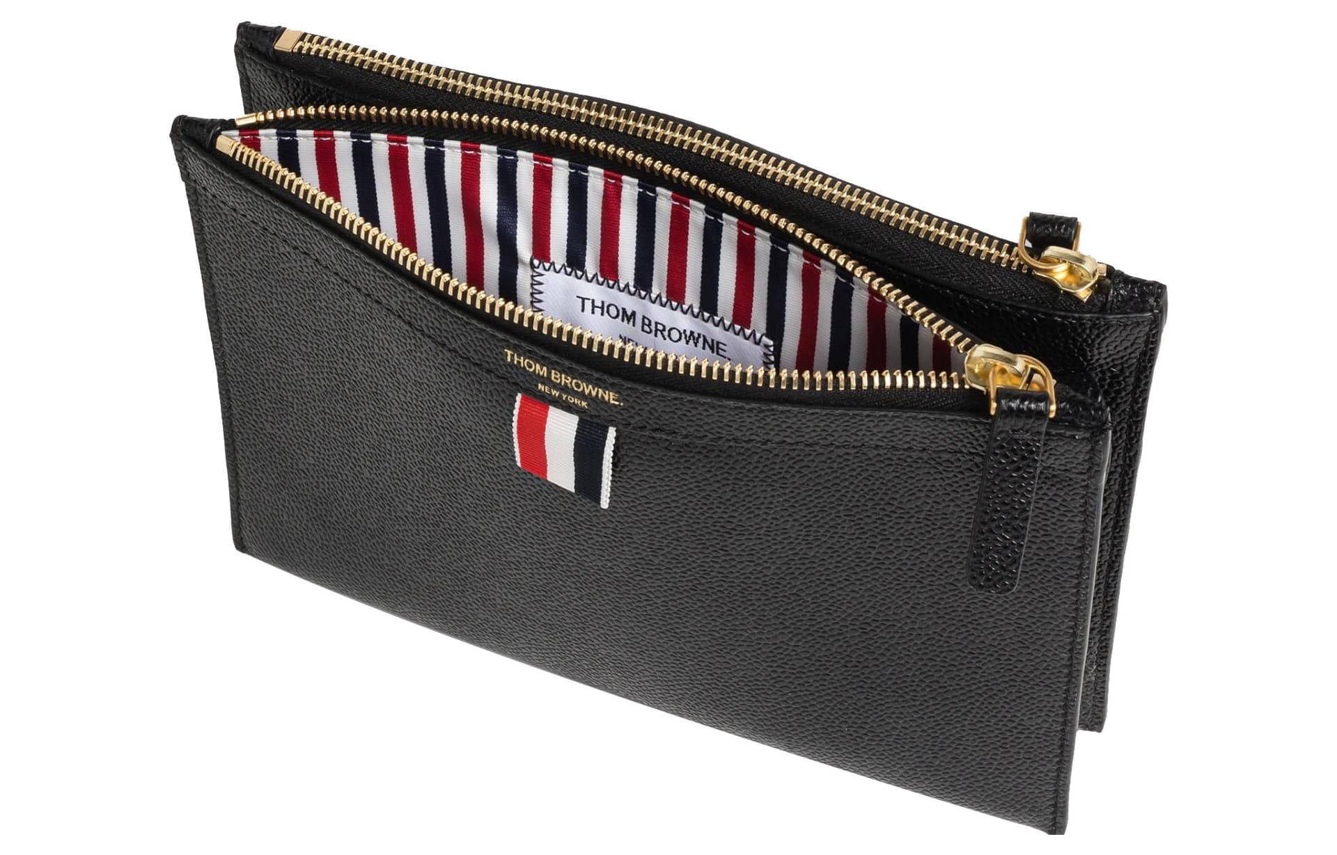 THOM BROWNE 4 Bar Detailed Crossbody Bag