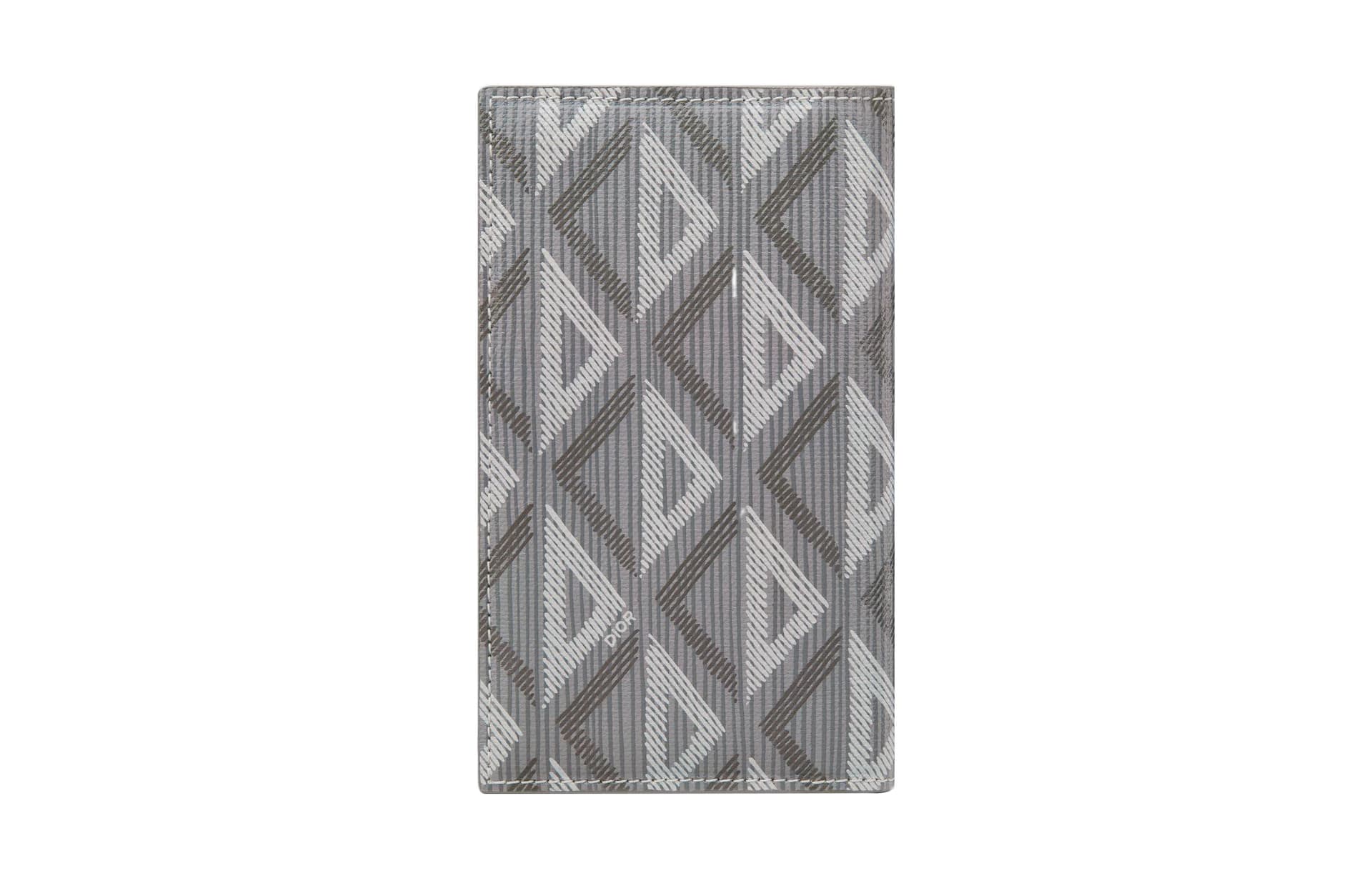 DIOR Canvas Card Holder Card Holder Gray