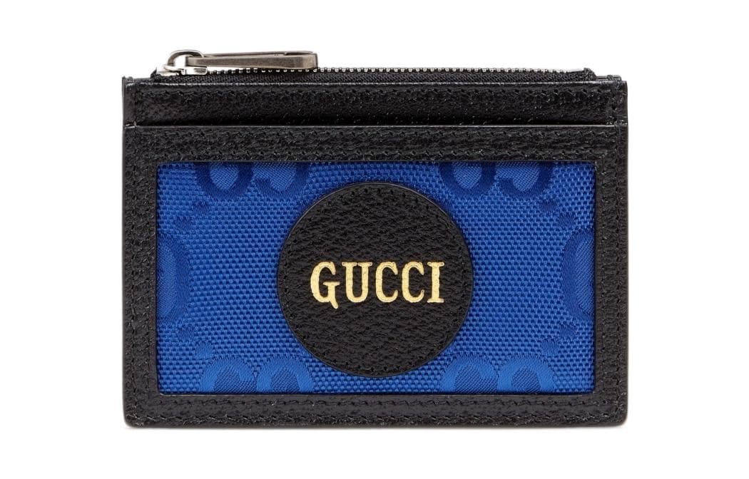 GUCCI Off The Grid Nylon With Card Holder Card Holder Blue Basic Set (Bag+Dust Bag)