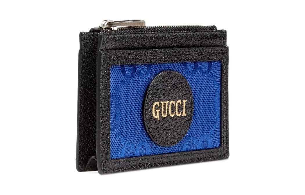 GUCCI Off The Grid Nylon With Card Holder Card Holder Blue