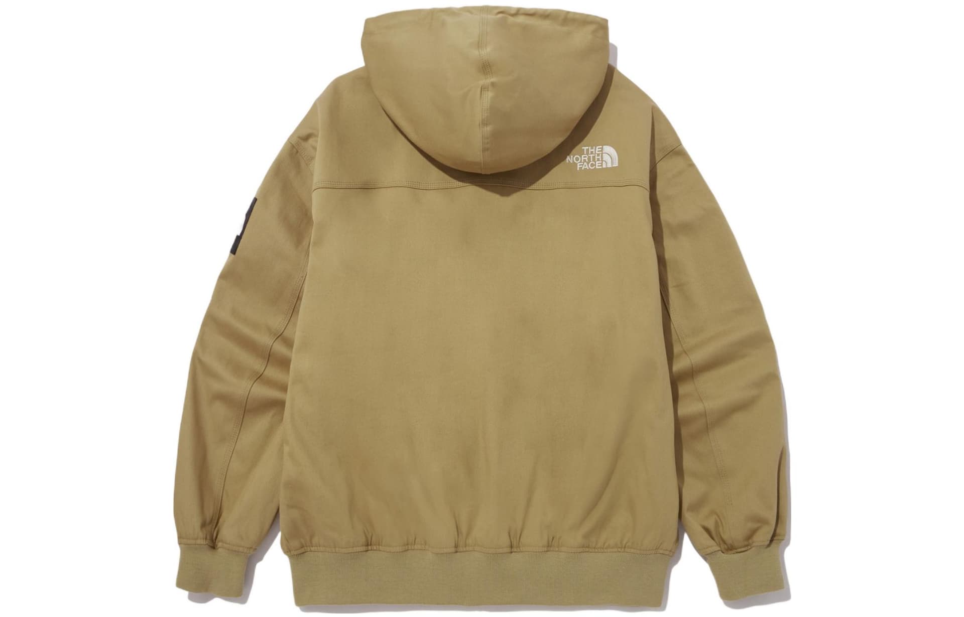 THE NORTH FACE Sweatshirts Beige Brown Hooded Moderate Cardigan