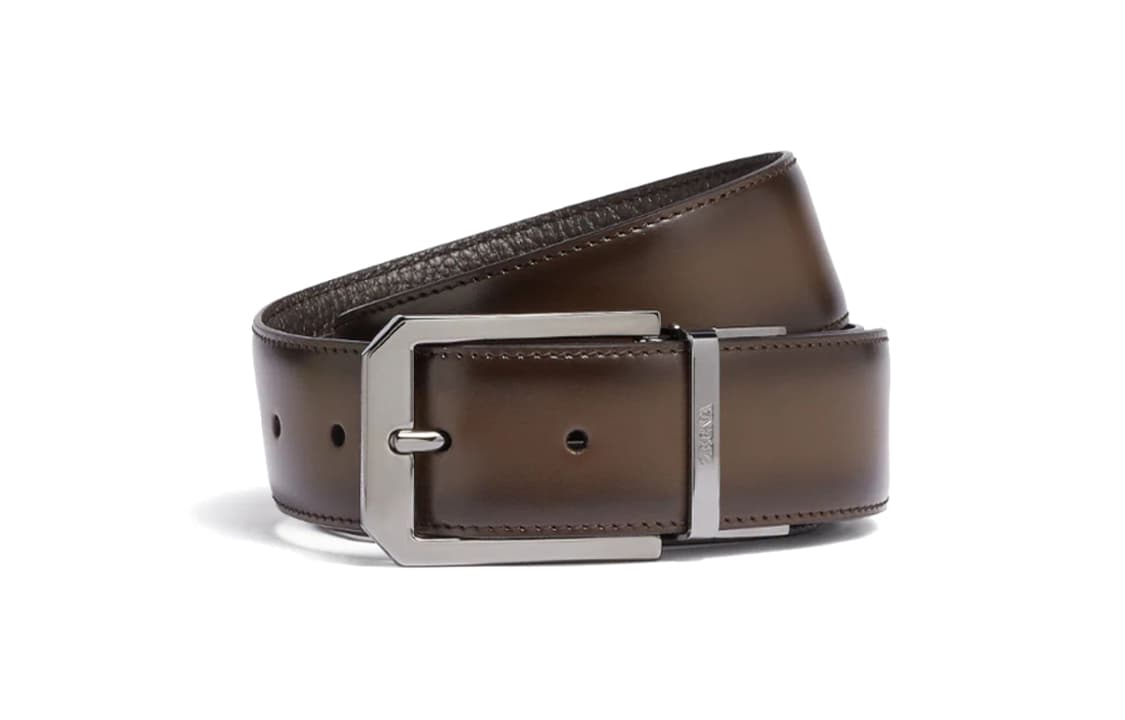 Ermenegildo Zegna Dark Brown Width 3.5cm Dark Brown