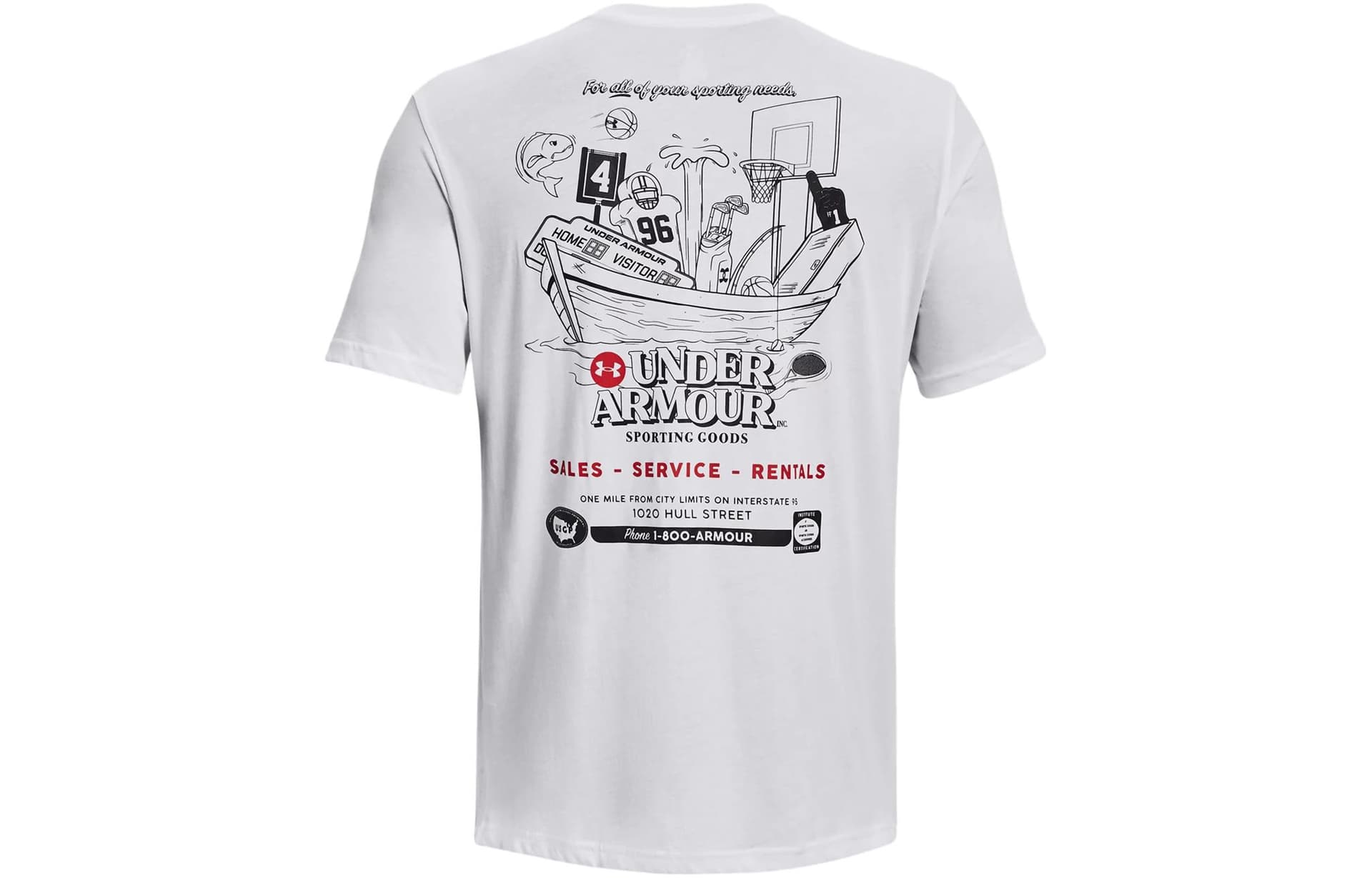 Under Armour T Shirt White
