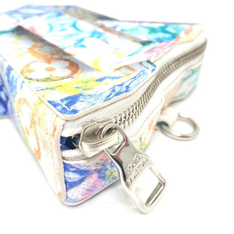 LOUIS VUITTON Coated Canvas Shoulder Bag, Crossbody Bag, Wallet, Coin Purse Mini Tie Dye Multicolor