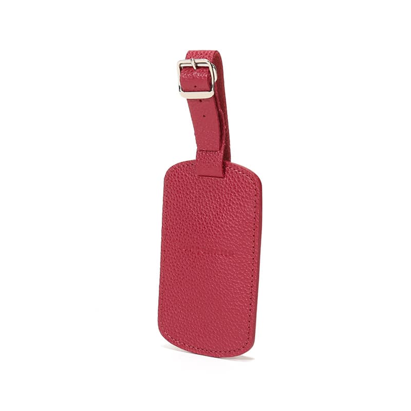 LONGCHAMP Le Pliage Cow Luggage Tag Red