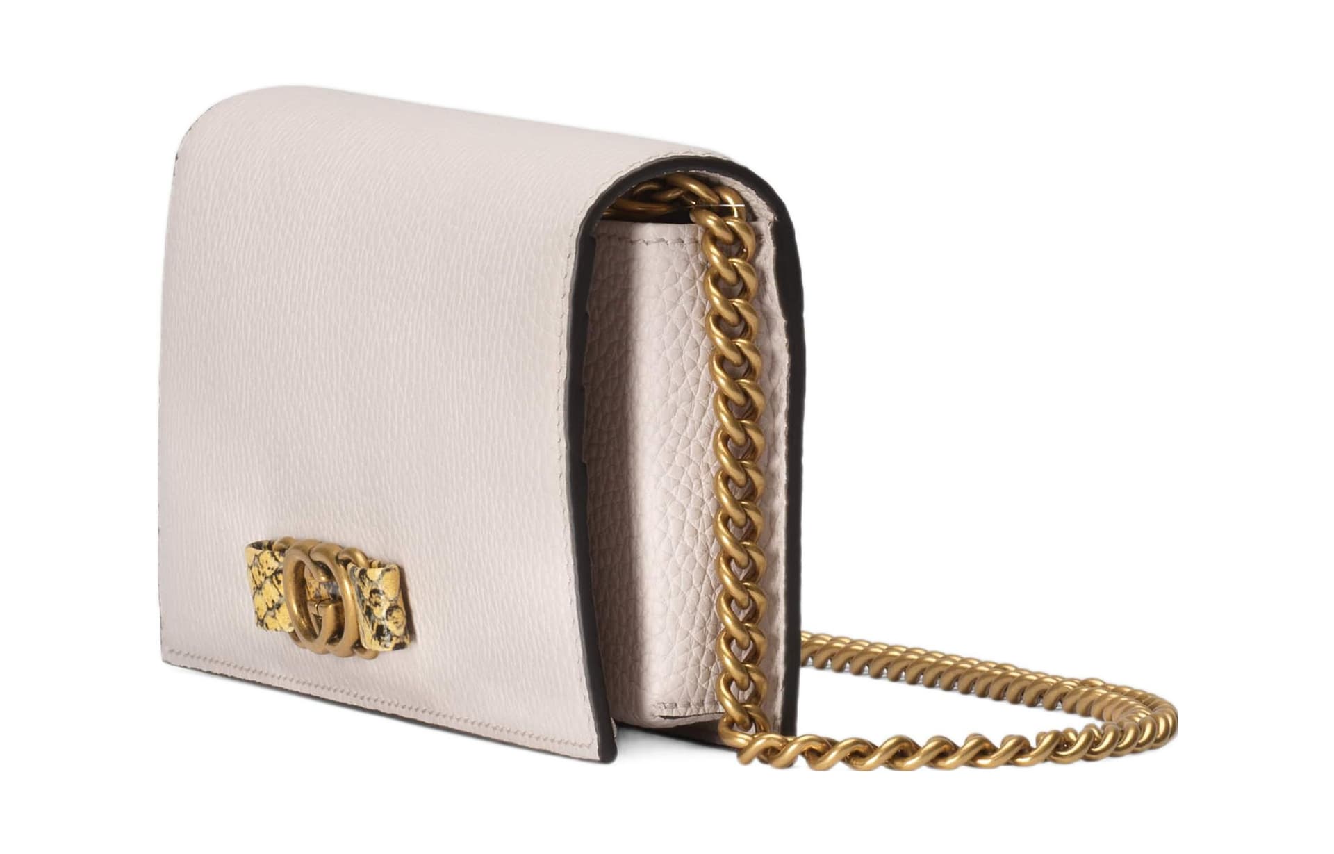 GUCCI Python Skin Wallet Light Pink