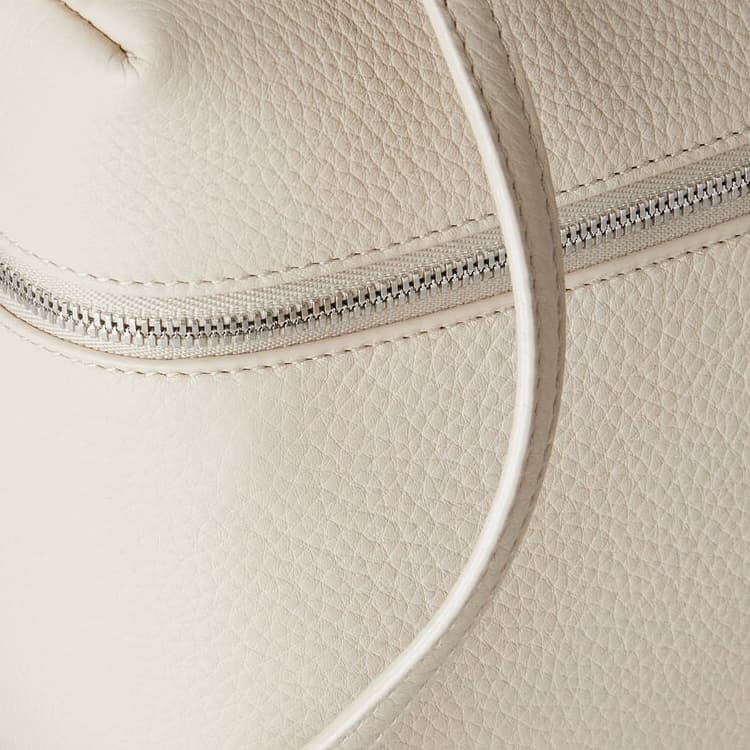 Loro Piana ExtraPocket Makeup Bag Small Square Bag Handbag, Shoulder Bag Regular Light Lime White