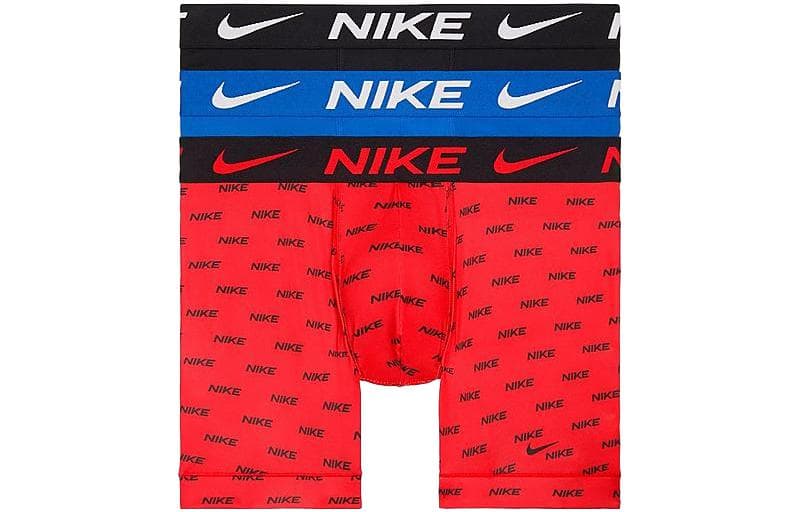 Nike Dri Fit 3 Pack 3 Pack (Red+Blue+Black)