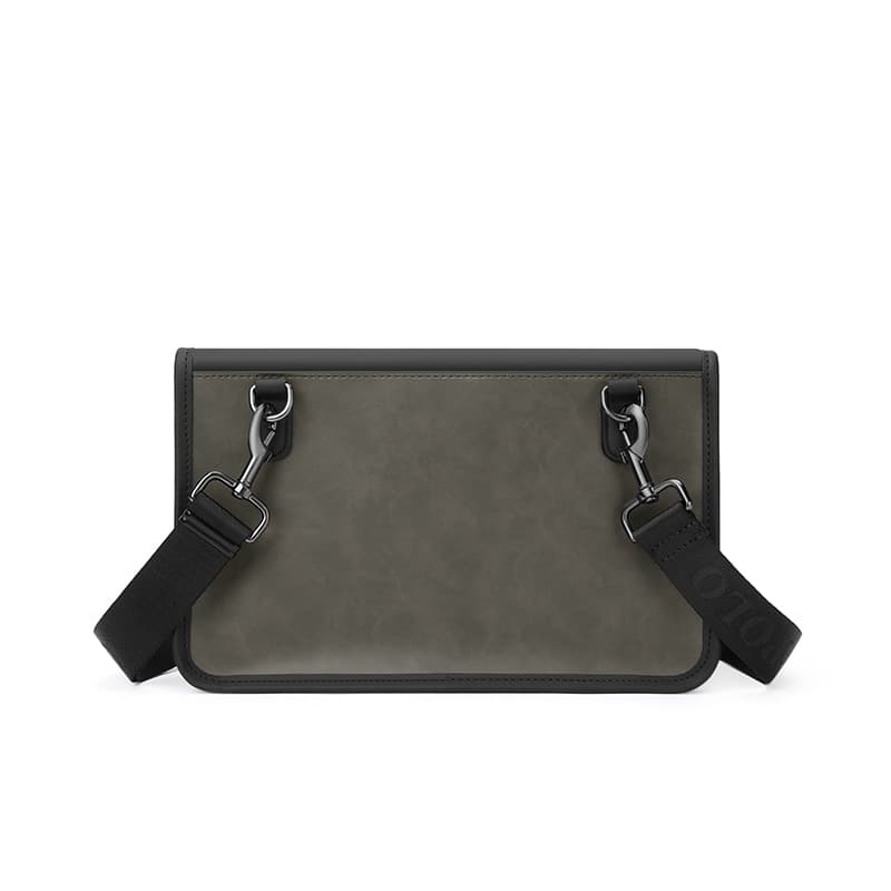 POLO Synthetic Crossbody Bag Shoulder Bag Medium Gray Green