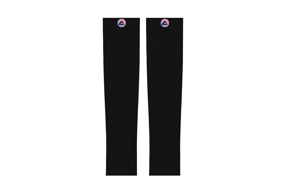 PEAK Polyamide Sun Protection Cooling Arm Sleeves Macaron Color Black