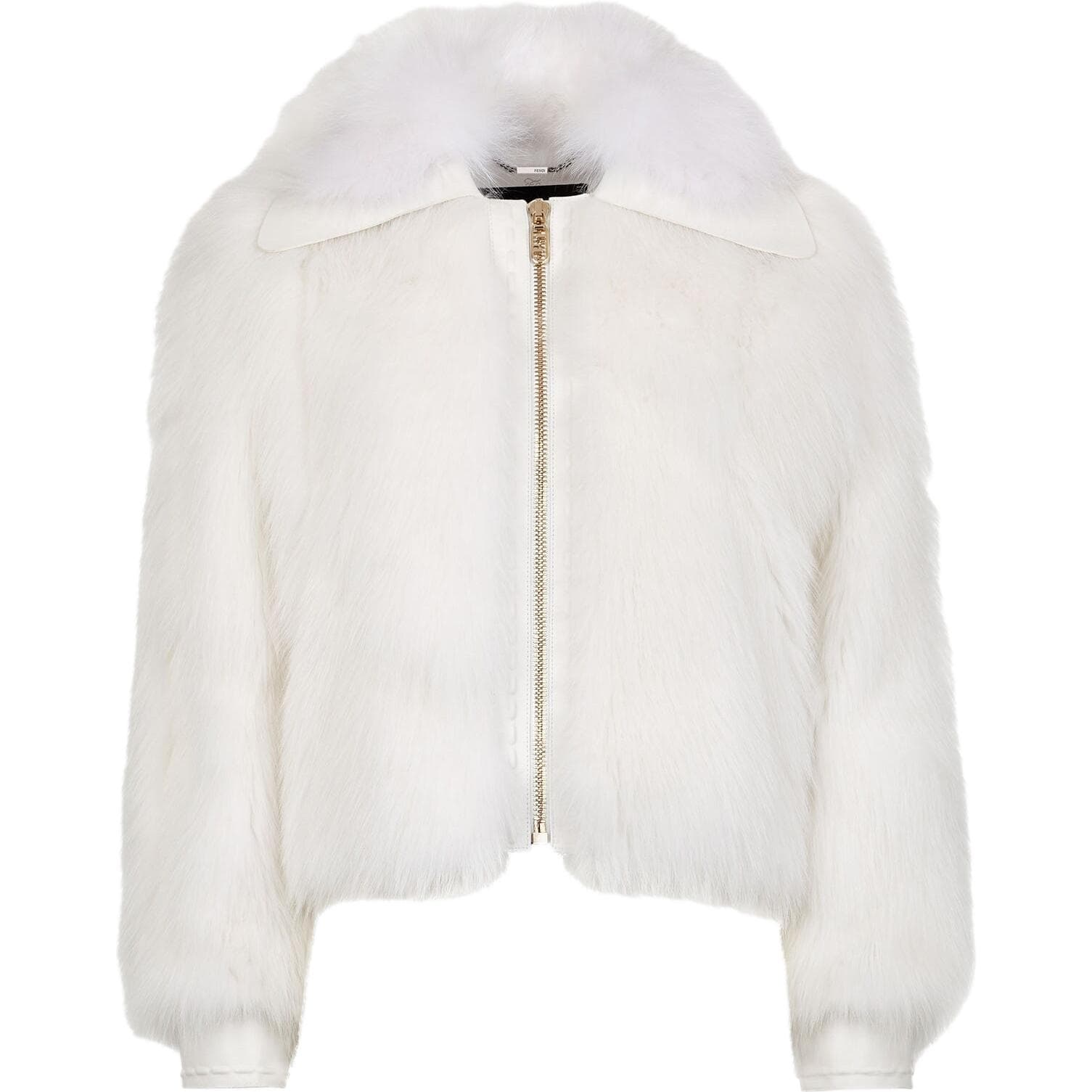 FENDI Furs White Lapel Moderate