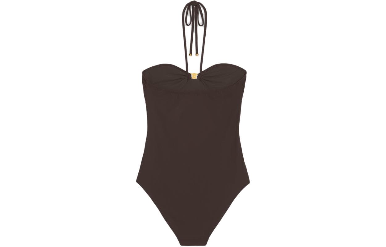 CELINE SS23 One piece Swimsuit Brown