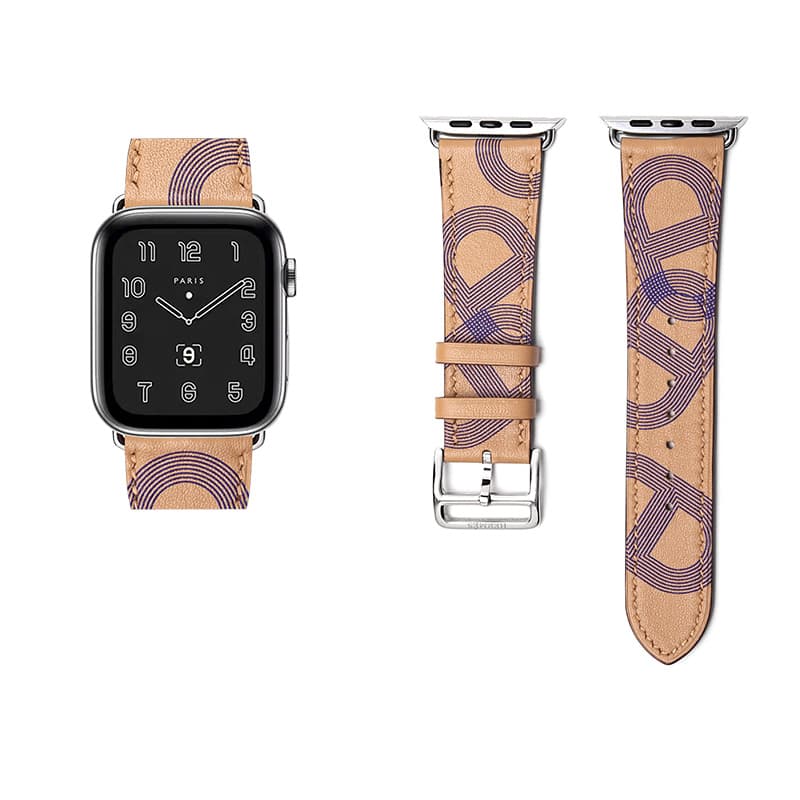 Vobafe Strap Apple Compatibility Cowhide Material 43mm