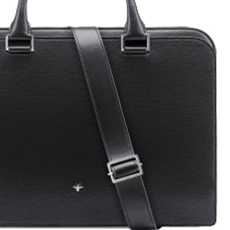 DIOR Calfskin Handbag, Crossbody Bag, Briefcase Black