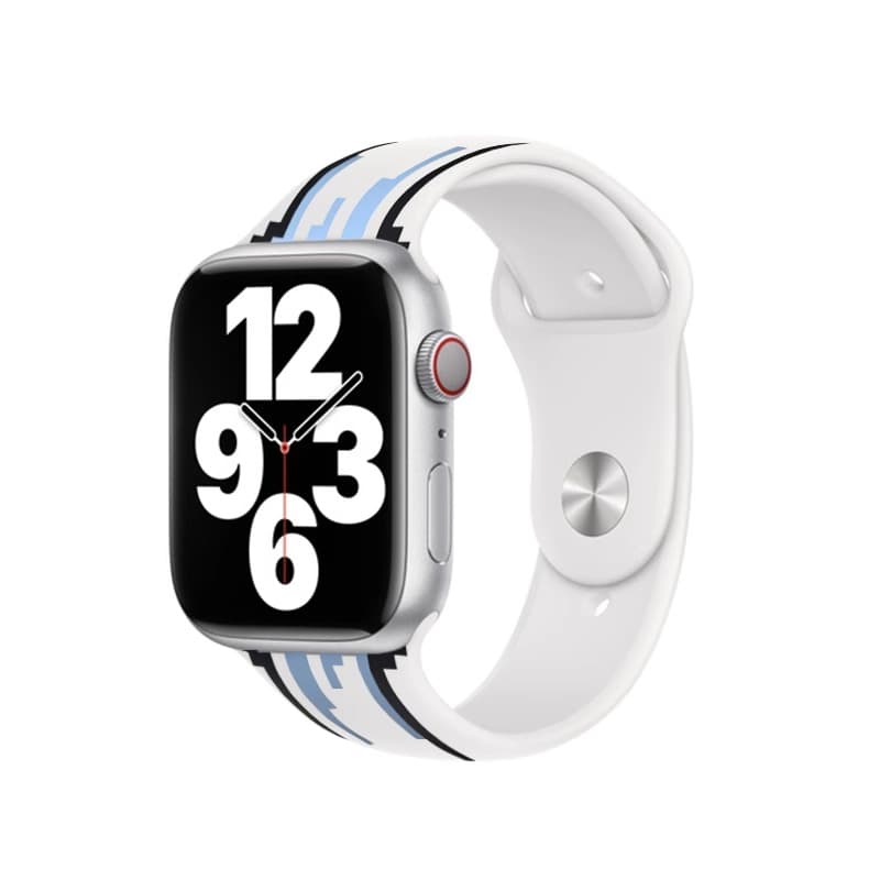 Biaodaige Strap Apple Compatibility Silicone Material White