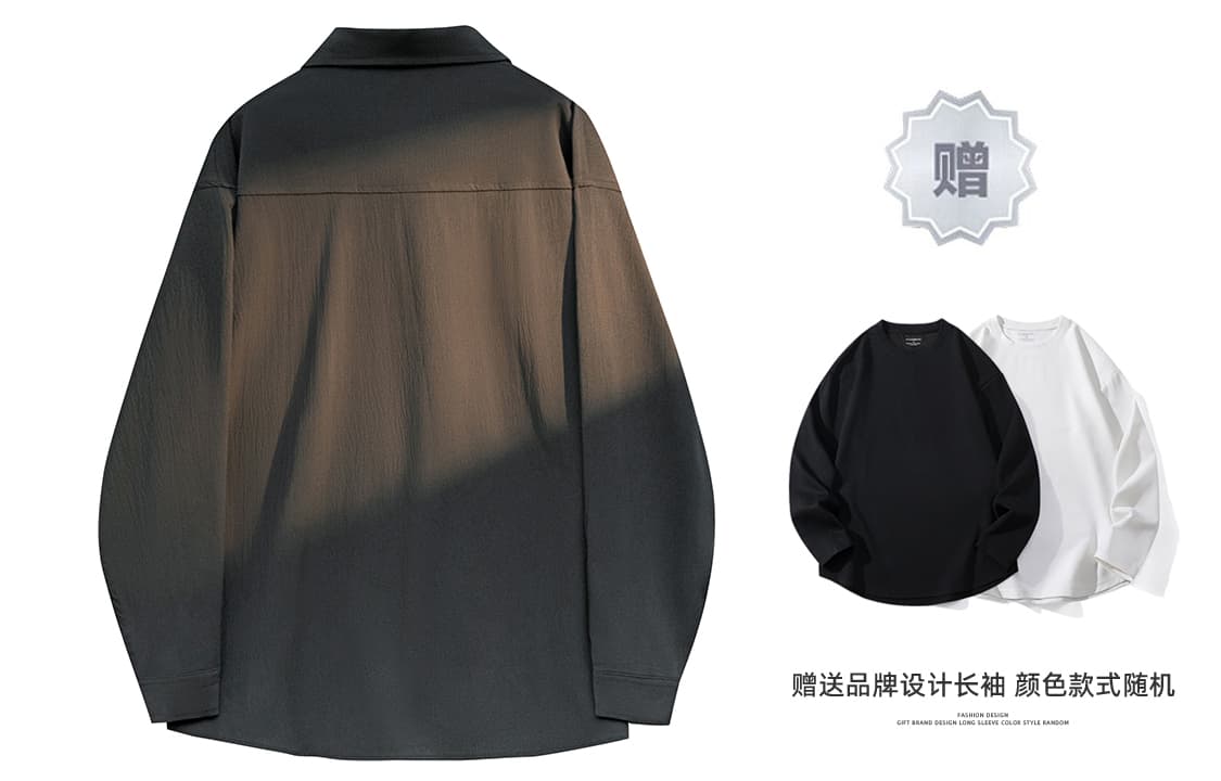 BOBBY ABLEY Shirts Pointed Collar Moderate Other