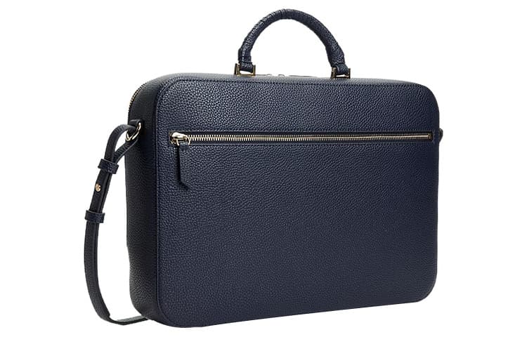 Tommy Hilfiger Polyurethane Handbag, Shoulder Bag, Crossbody Bag, Laptop Bag Regular Space Blue