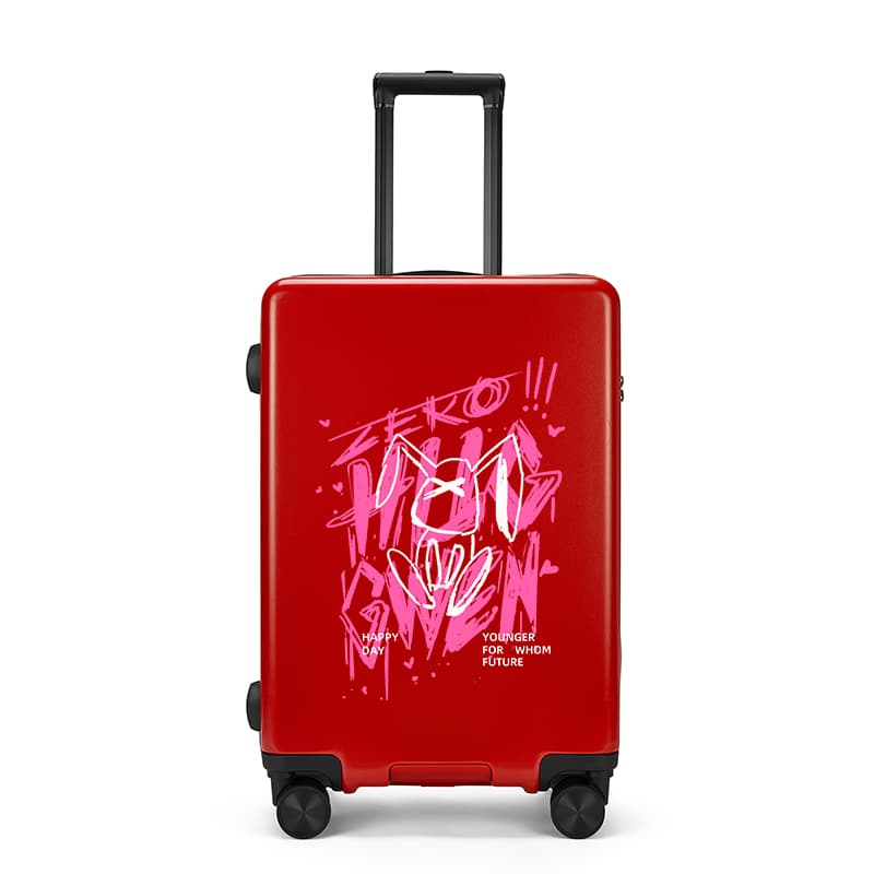 BLAN BUNNY ABS+PC Trolley Bag 20 Inch, 24 Inch, 26 Inch, 22 Inch White/Yellow/Black/Red BZero Rabbit (Red)