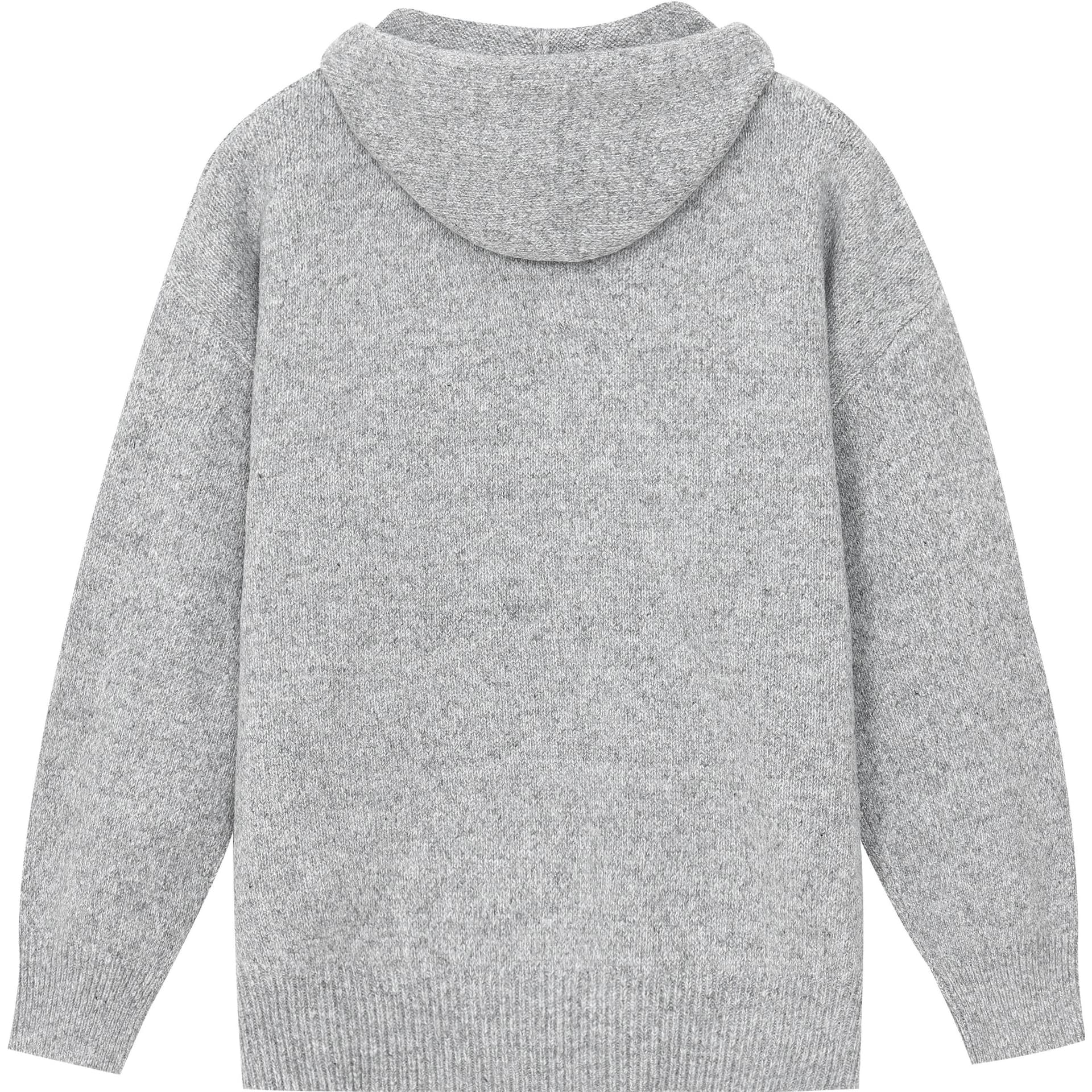 NOOING Knitwear Gray Hooded Moderate Other
