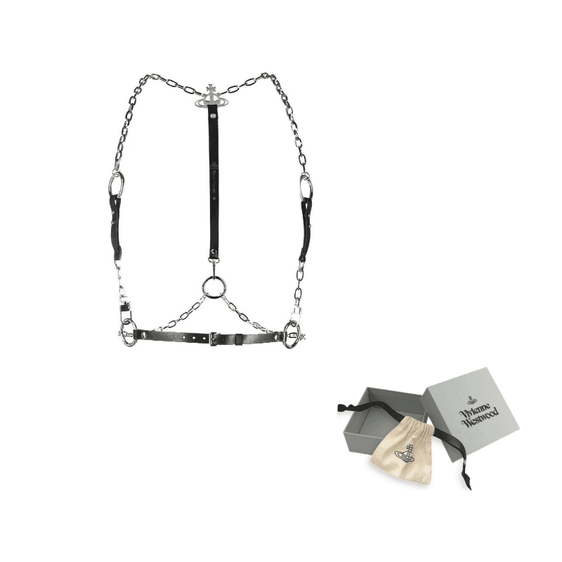 Vivienne Westwood Orbplaque belt Black