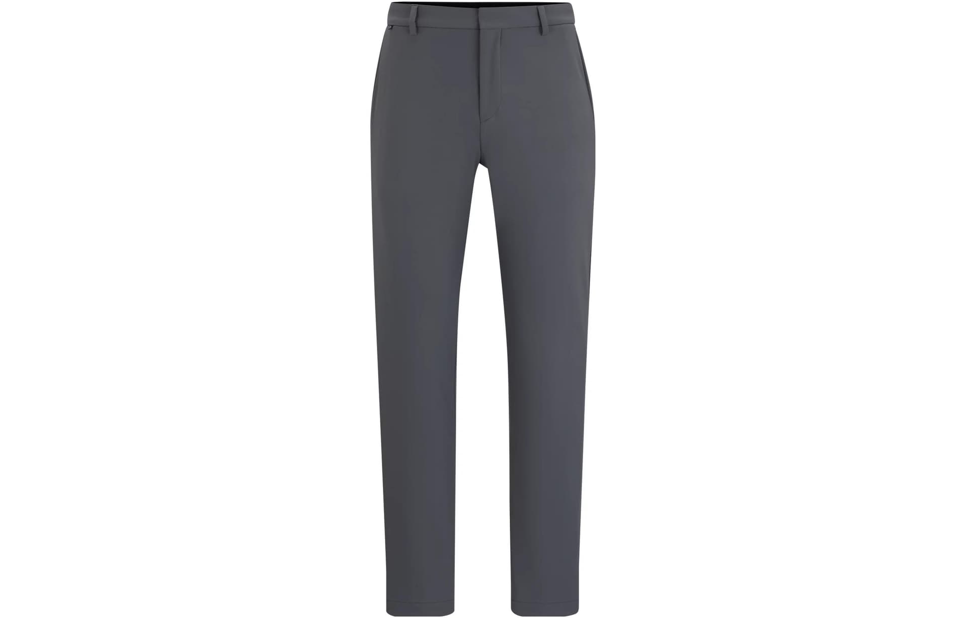 HUGO BOSS FW23 Slim Fit Trousers In Performance Stretch Jersey Gray