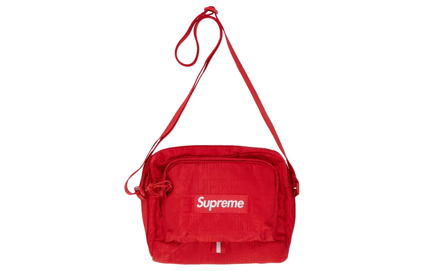 Supreme SS19 Nylon Crossbody Bag, Shoulder Bag Regular Red