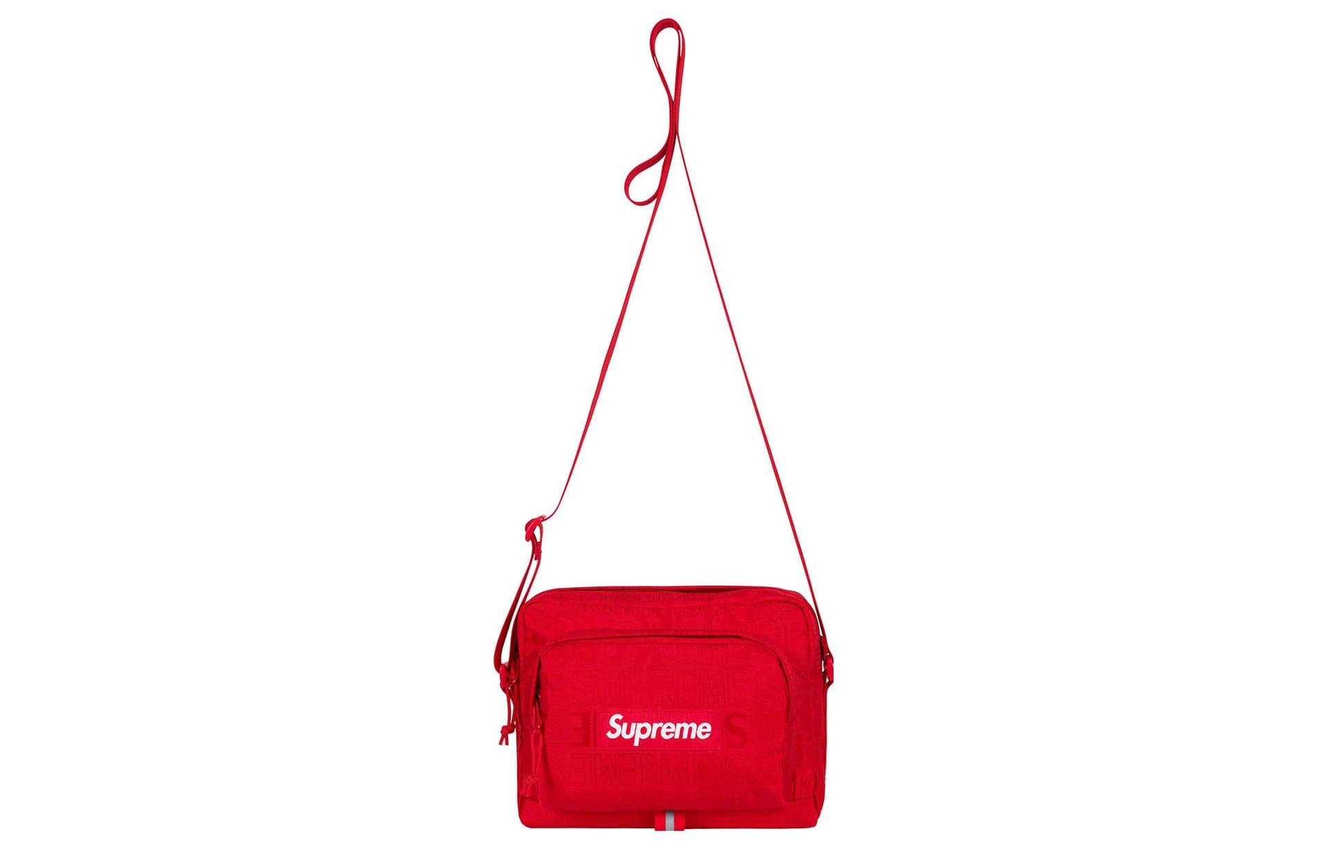 Supreme SS19 Nylon Crossbody Bag, Shoulder Bag Regular Red Red