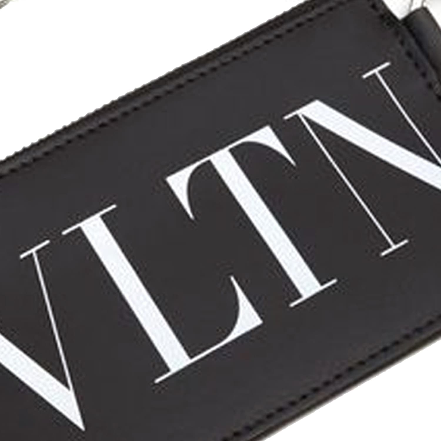 Valentino Cow Wallet, Card Holder Black