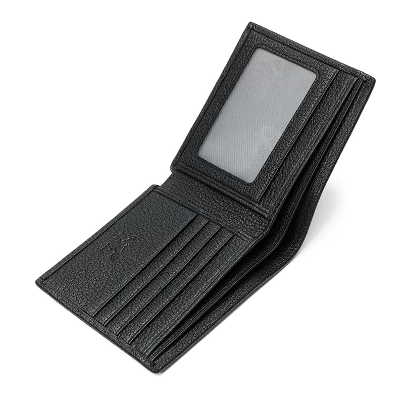SEPTWOLVES Cow Wallet Black