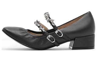 Joypeace Silver Wing Girlish Chunky Heel 3cm