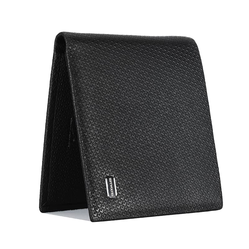 SEPTWOLVES Cow Wallet Black