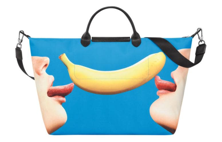 LONGCHAMP Polyester Handbag Travel Bag Multicolor
