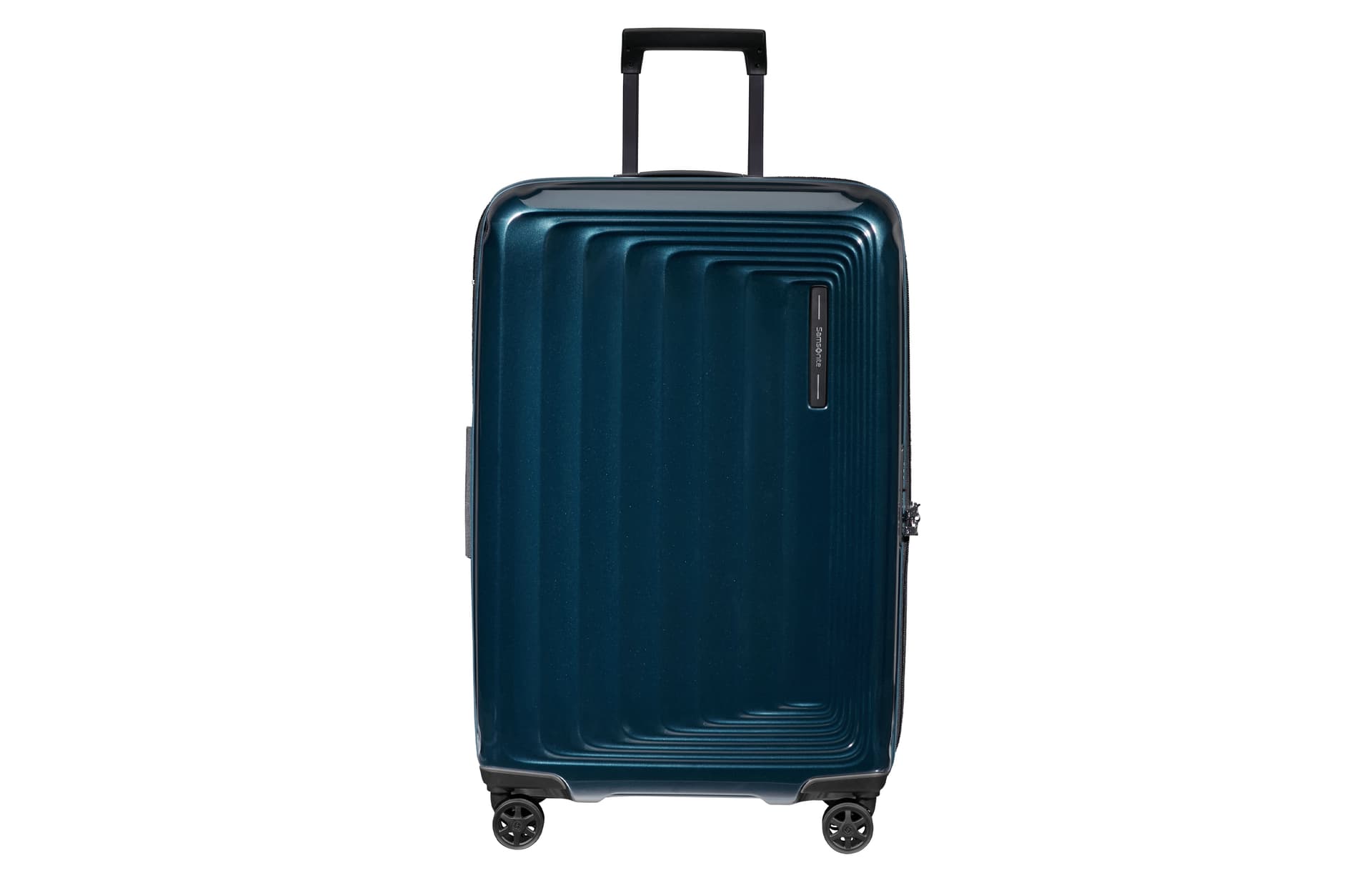 SAMSONITE Polycarbonate Travel Suitcase Luggage 25 Inch Dark Blue 25 inches