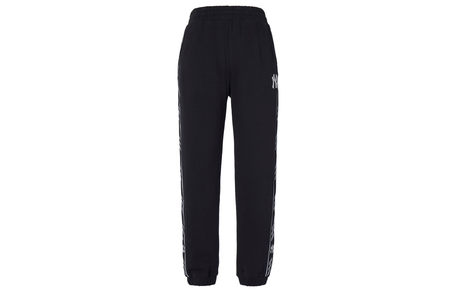 MLB New York Yankees Knitted Sweatpants Black Moderate Cuffed