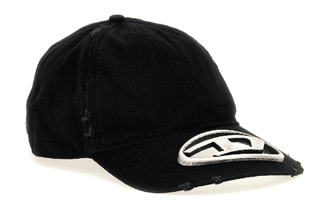 DIESEL C Beast A1 Oval D Plaque Distressed Baseball Cap