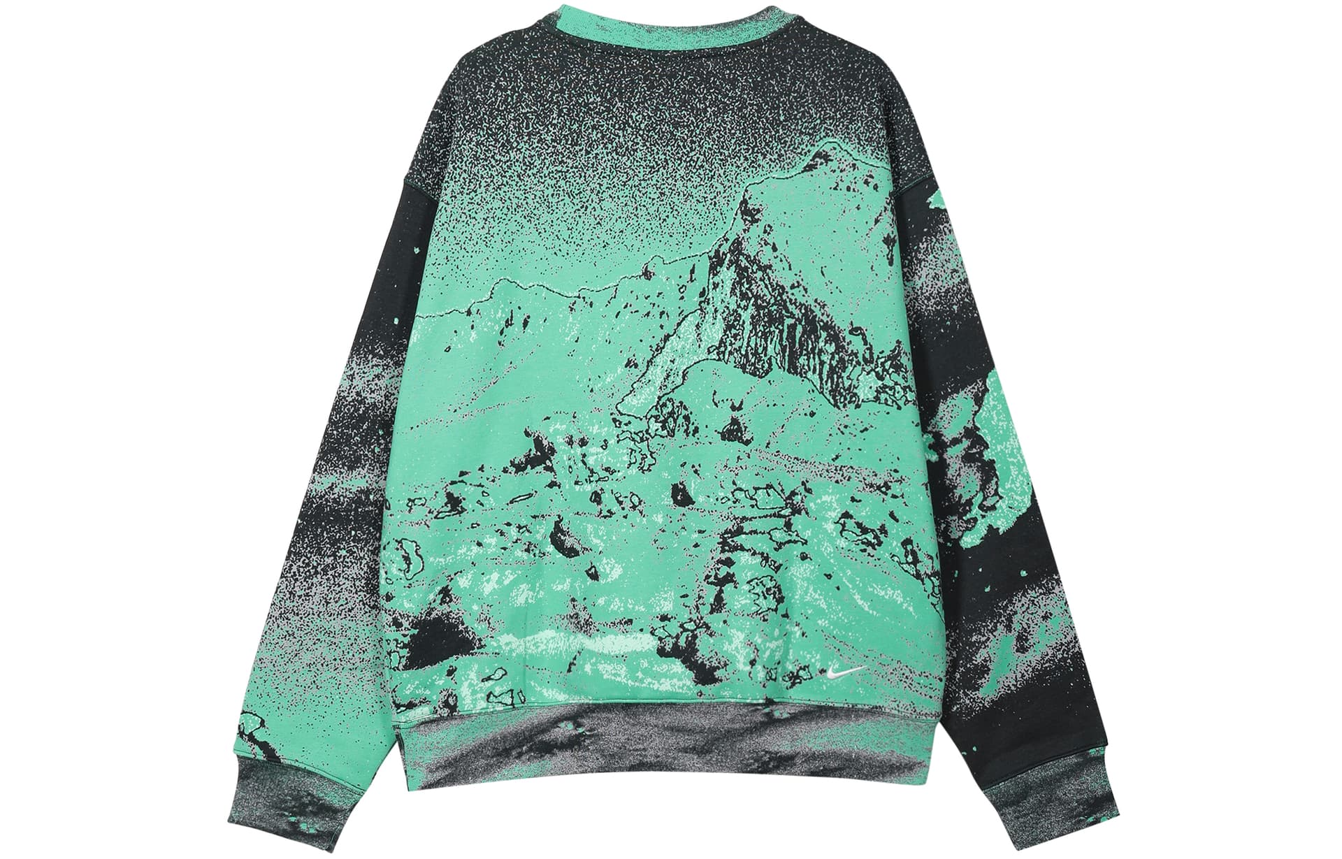 Nike Sweatshirts Green Crew Neck Moderate Regular
