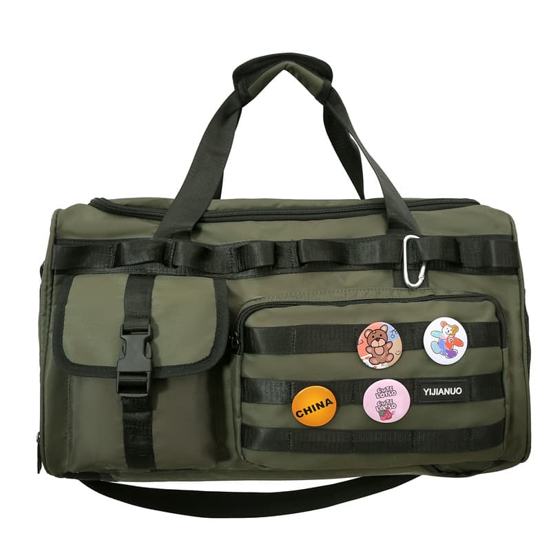 SWIMADE Nylon Crossbody Bag Travel Bag Regular Black Spell Gray Spell Army Green Army Green