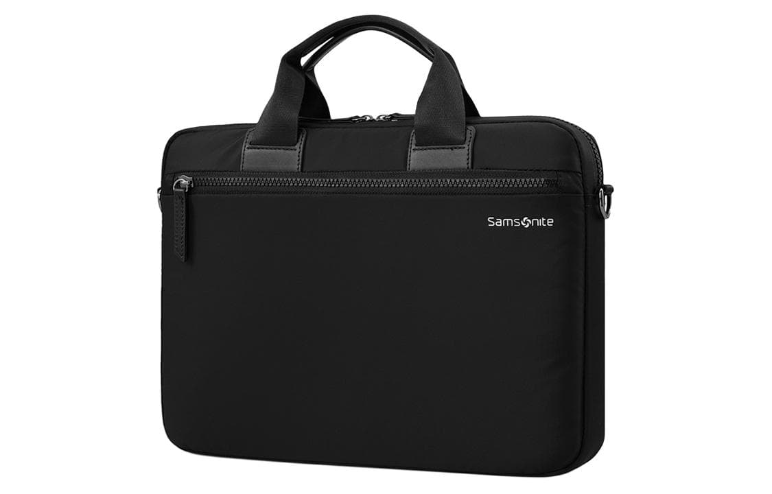 SAMSONITE Fabric Briefcase, Handbag Regular Black