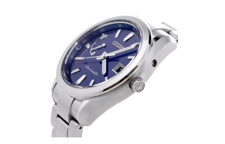 CITIZEN Solar Quartz Movement Stainless Steel Strap Watch 39mm Blue Dial AQ1050 50L